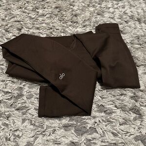 ALO Yoga Espresso Ribbed Leggings